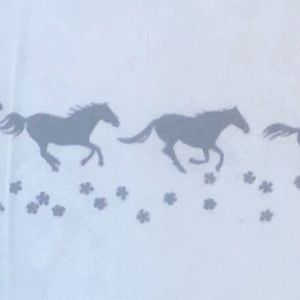 Horses Wall art decals peel and stick horses theme New in box